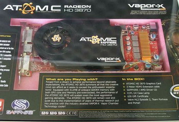 Radeon HD 3870 series ATOMIC box